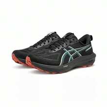 ASICS Herren GT-1000 14GTX Freizeitsport Mesh atmungsaktive leichte Laufschuhe - Schwarz/Rot (Fällt klein aus, bitte eine Nummer größer bestellen) - Übersicht 2