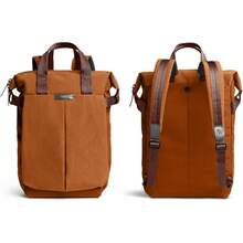 Bellroy Tokyo Totepack, mochila de tejido resistente al agua convertible en bolso-maletín (portátil 15", tableta, cuaderno, cables, botella de agua, ropa, cosméticos) - Bronze - Caqui - Ver 10
