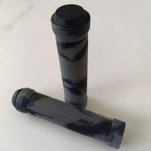 2pcs New Soft Rubber Bicycle Handlebar Grips, Dual-Color Non-Slip Handlebar Covers, Ergonomic Design, Suitable For Mountain Bikes - Multicolor - View 6