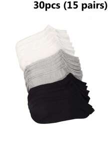 40/36/30/20/10/8/6/4/2pcs Unisex Comfortable Soft Moisturizing Antibacterial Thigh High Socks, Mother's Day Gift, Elastic Soft Comfortable, Fashion Solid Color, Suitable For Spring Autumn Winter - Multicolor - View 18