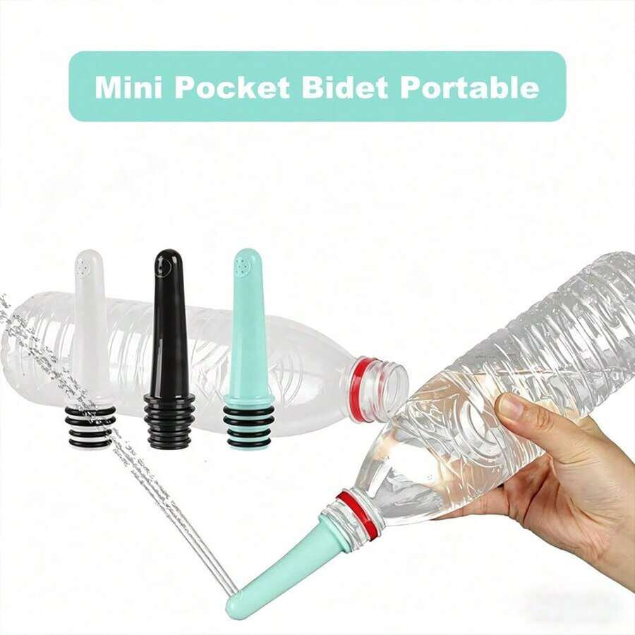 1-Pack Portable Bidet For Feminine Care, Suitable For Toilet Or Travel, Compatible With Every Bottle, Mini, Personal Handheld Hygiene Care, Suitable For Toilet Or Washing