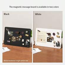 Desktop Magnetic Large Size Whiteboard, Hand-Written Iron Art Signboard, Coffee Shop, Vertical Blackboard Advertising Sign - Display Board - View 4