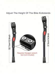 1pc Lightweight Aluminum Alloy Bicycle Stand - High Strength Durable Bicycle Support - Suitable For Various Types Of Bicycles, Including Mountain Bikes, Road Bikes And City Bikes - Anti-Slip Design, Easy To Install And Adjust - Multicolor - View 4