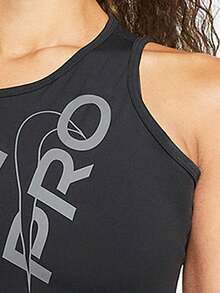 Nike Authentic PRO DRI-FIT Women's Training Cropped Fitted Tank Top FB5262-010 - FB5262-010 - View 3