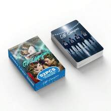 Set de tarjetas de mercancía de la novela "Off-Campus Romance" 60 piezas de tarjetas Lomo + 32 piezas de pegatinas Colección de fans Regalo - Multicolor - Ver 4
