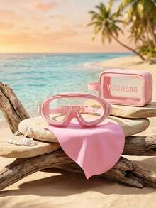 Children's Swimming Goggles Set, Suitable For 3-14 Years Old, New Upgraded Design, Wide Field Of View Anti-Fog Anti-Leak Swimming, First Day Of School - Pink - View 3