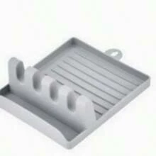 Plastic Kitchen Utensil Storage Rack With Drip Tray, Heat-Resistant Utensil Holder, Suitable For Spoons, Forks, Tongs And Ladles, Multi-Function Kitchen Tool Organizer, 1pc - Multicolor - View 15