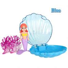 Mermaid Pool Toys For Kids, Transparent Shell Mermaid, Summer Pool Party Gift, Beach Toy, Pool Toy, Bath Toy - Multicolor - View 6