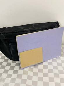Women's Solid Color Fashion Versatile Casual Waist Bag - Black - View 4