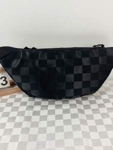 Women's Solid Color Fashion Versatile Casual Waist Bag - Black - View 3