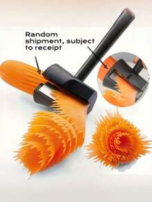 2pcs Spiral Slicer, Carrot, Radish, Potato Slicer, Fruit Peeler, Carving Tool, Kitchen Vegetable Cutting And Slicing Tool - Multicolor - View 2