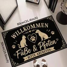 1/2pcs Kitchen Polyester Drainage Floor Mat, Bedroom Carpet, Pet Mat, Suitable For Kitchen, Bathroom, Living Room, Entryway, Balcony Home Decor - Multicolor - View 12