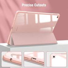 Hybrid Magnetic Slim Auto-Off Smart Tablet Case - Pink - View 6