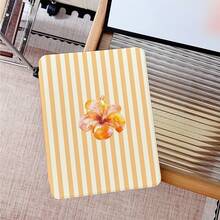1PC Pink Striped Starfish Print 360° Rotatable Tablet Case Compatible With IPad 11/A16/10th/Air4/5/6/Pro 12.9/2024/2025/2020/2021/2022/2023/10.2/10.9, Case For Galaxy Tab A8/A9 Plus/S6 Lite/S7/S9FE PLUS, Case Compatible With Xiaomi, Perfect For Work, Travel, And Home Use, Compatible With Oppo Pad, Compatible With Huawei Matepad, Compatible With Vivo Pad, Compatible With Honor Pad, Compatible With Lenovo Xiaoxin Pad - Multicolor - View 3