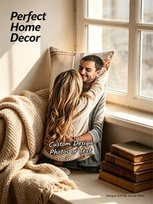 DIY Custom Personalized Photo Double-Sided Pillow Cover For Sofa Bedroom Home Decoration Pet Commemoration Gift Throw Pillow Case, Aesthetic Home - Multicolor - View 4
