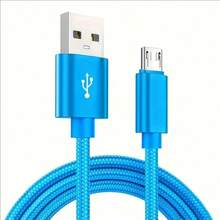 كابل شحن سريع Micro USB عالي السرعة بطول 3.3 قدم/6.6 قدم/9.9 قدم لهاتف أندرويد، كابل شحن طويل متوافق مع سامسونج، 1 قطعة/عبوة - متعدد الألوان - مشاهدة 34