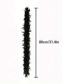Feather Boa, DIY Party Costume Accessory, Colorful Feather Boa Scarf Decoration, Suitable For Birthday Party, Halloween, Christmas, Racing, Tea Party, New Year's Eve, Concert, Home Decor, Dance Wedding, Stage Performance, Carnival Costume And Accessories, Party Supplies - A - View 11