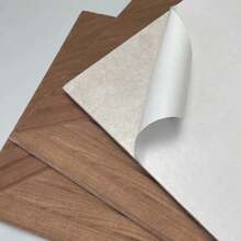 1/3 piezas Paneles acústicos de fibra de poliéster con grano de madera 3D, paneles absorbentes de sonido autoadhesivos, pegatinas decorativas de rejilla para pared, paneles de fácil instalación, adecuados para estudio de grabación/oficina en casa y sala de estar - A - Ver 4