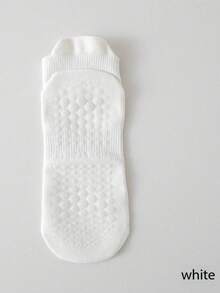 3/6/10 Paar farbige Yoga-Socken für Damen mit rutschfestem Silikonbündchen und bequemem elastischem Kordelzug, kurze Yoga- und Tanzsocken Einfarbig, geeignet für Sport, Ballett und Yoga - Verschiedenfarbig - Übersicht 5