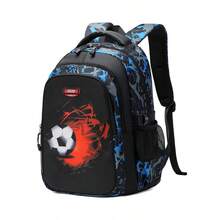 Asge The Boy Has A Receipt In His Backpack For Children As A Quickie For School Bags For Middle School Students - Blue - View 8