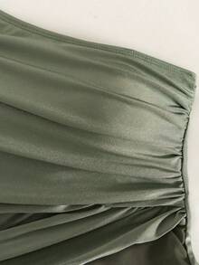 Swim Oasis 2026SS Nuevos trajes de baño para mujer para vacaciones, citas, estilo occidental, cruceros, playa, isla, viajes por carretera, todas las estaciones, festivales de música, vacacio - Verde - Ver 2