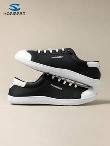 HOBIBEAR Unisex Barefoot Minimalist Shoes | Zero Drop | Wide Toe Box Slip-On - Black and White - View 6