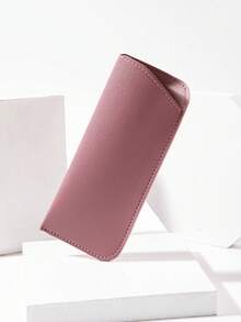 1/2/4pcs Portable Soft PU Leather Women's Fashion Glasses Case, Glasses Storage Bag, Women's Fashion Glasses Protective Bag, Vacation Essential Glasses Case, Minimalist Fashion Glasses Protective Box, Reading Glasses Storage Bag, Glasses Accessories - View 6