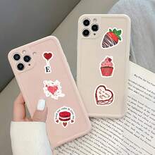 46pcs (23pcs*2) Love Expression Stickers, Rich Love Expressions, Simple Style Exquisite Beautiful Decorative Stickers. Suitable For Couples To Decorate Photo Albums, Diaries, Cups, Laptops And Phones To Express Their Love - Multicolor - View 10