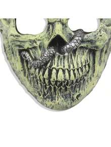 1pc Medusa Mask Halloween Mask Carnival Party PU Foam Horror Skull Mask - Multicolor - View 5