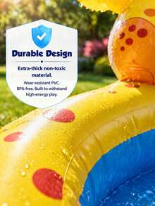 1/2/50/51/52 Pcs 3-In-1 Thickened PVC Inflatable Sprinkler Pool, With Upright Sprinkler, Outdoor Water Toy, Suitable For Summer Backyard Play Mat, Water Spray Pool - Wading Pool - View 3