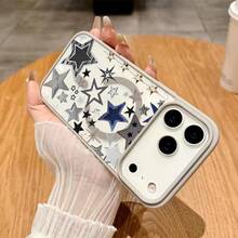 [24h Shipping From DE/FR/ES]Apple 17 16 15 Promax  23 24 25 26 Ultra Galaxy Phone Case: Modern Stars Magnetic Case Compatible With IPhone 17 16 15 14 13 12 11 Pro Max 16 Pro 17 Plus Air 17 Pro Max Full Lens Protection AnimeCute Phone Cover Ideal Gift For Friends Holiday Gift - 1pcs - View 4