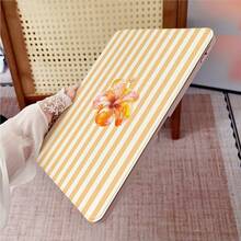 1PC Pink Striped Starfish Print 360° Rotatable Tablet Case Compatible With IPad 11/A16/10th/Air4/5/6/Pro 12.9/2024/2025/2020/2021/2022/2023/10.2/10.9, Case For Galaxy Tab A8/A9 Plus/S6 Lite/S7/S9FE PLUS, Case Compatible With Xiaomi, Perfect For Work, Travel, And Home Use, Compatible With Oppo Pad, Compatible With Huawei Matepad, Compatible With Vivo Pad, Compatible With Honor Pad, Compatible With Lenovo Xiaoxin Pad - Multicolor - View 8