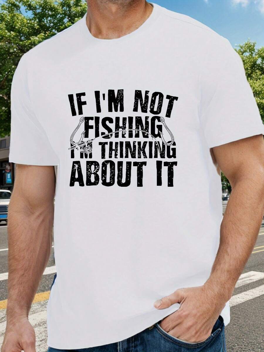 Graphic Men's Short Sleeve T-Shirt Summer T-Shirt Top - 白色 - 查看 1