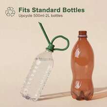 1PC Simple Plant Watering Device, Creative Design, Turns Ordinary Plastic Water Bottle Into Simple Watering Can, Ergonomic Handle, Handheld, High-Quality PLA Material, Suitable For Garden, Flower Bed, Nursery, Green Plant Watering, Easy To Carry And Store, Cute And Design-Driven, Premium Fashionable Home Tool - Watering Nozzle - View 4