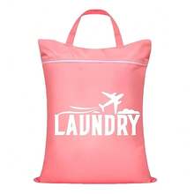 1pc Large Travel Laundry Bag With Handle, Suitable For Dirty Clothes Washing, Wet & Dry Swimwear Bag, Gym Training Bag, College Dorm Use - Multicolor - View 15
