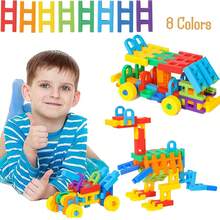 108/216pcs Building Blocks Children's Toy, Suitable For 3-12 Years Old Kids, Back To School Supplies, Christmas Stocking Stuffer Gift, Interactive Educational Early Learning STEM Toy, Montessori Toy For Children 3 Years And Above (Some Parts Color Randomly Sent) - Multicolor - View 6