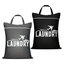 1pc Large Travel Laundry Bag With Handle, Suitable For Dirty Clothes Washing, Wet & Dry Swimwear Bag, Gym Training Bag, College Dorm Use - Multicolor - View 6