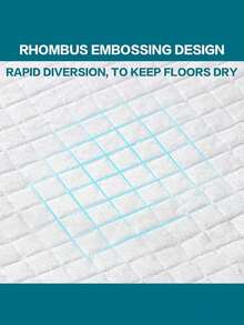 100片防漏吸水狗訓練墊，一次性寵物尿墊，適用於小型動物，適合實驗室、臥室及訓練用品，衛生寵物排泄管理方案，防漏設計，耐用寵物用品 - 均碼 - 查看 7