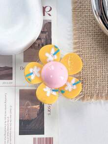 1pc Candy Color Flower Phone Stand Airbag Back Adhesive Desktop Slouchy Viewing Support Phone Case For Girls Fashion - Multicolor - View 15