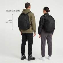 Mochila para Portátil SWISSGEAR 5358 ScanSmart - Negro (Sigilo Negro) - Ver 8