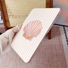 1 pieza Funda protectora para tableta con estampado de estrella de mar a rayas rosas, rotación 360°, compatible con iPad 11/A16/10th/Air4/5/6/Pro 12.9/2024/2025/2020/2021/2022/2023/10.2/10.9, compatible con Galaxy Tab A8/A9 Plus/S6 Lite/S7/S9FE PLUS, compatible con Xiaomi, perfecto para trabajo, viajes y uso doméstico, compatible con Oppo Pad, Matepad, Pad, Honor Pad, Xiaoxin Pad - Multicolor - Ver 8