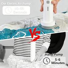 Two-In-One Vacuum Pump, Which Has Both Vacuuming And Inflating Functions, Is Suitable For Vacuum Packaging, Clothing Storage, Such As Swimming Rings, Outdoor Inflatable Sleeping Pads And Inflatable Toys. Camping. Summer.Autumn & Winter - Multicolor - View 5