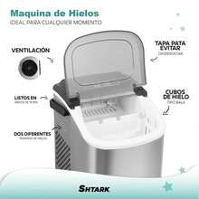 Máquina de Hielo Portátil Antarctic Star 12 kg/día 2 Tamaños Blanca - Blanco - Ver 3