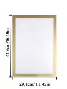 1pc Minimalist Magnetic Self-Adhesive Photo Frame, No Screws Needed, Cute House Design, Creative Children's Bedroom Decor, Father's Day Gift, Baby Gift - Multicolor - View 12