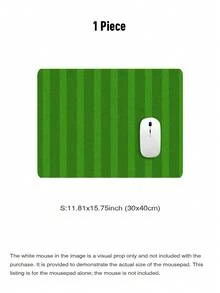 1pc World Cup Theme Green Football Turf, Football Field Large Game Mouse Pad, Office, School, Home Simple Multi-Functional Desk Pad, Waterproof, Anti-Slip, Dirt-Resistant, Extra Large Gaming Office Desk Pad, Computer Keyboard Pad, Desk Pad, Solid Color, Dormitory Desktop Pad, Dirt-Resistant And Easy To Clean - Rectangle - View 12