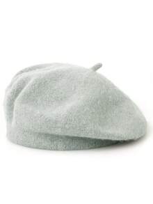 1pc Unisex Retro Solid Color Beret Hat, Suitable For Spring And Autumn, French Vintage Wool Felt Hat, Multiple Colors Available, Fashionable Minimalist Artist Style Hat, Classic Design, Summer, Beach - Multicolor - View 33