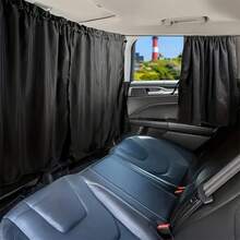 4pcs Car Privacy Curtain Set - Suitable For Sedan And SUV, Includes Rear Seat And Side Window Curtains, Comes With Storage Bag, Sun Protection, Heat Insulation, Sunshade, Privacy Partition, Blackout Car Window Curtains - A - View 3
