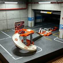 Kinder Rennauto Spielzeug Set, Jungen Parkplatz Spielzeug, geeignet als Geburtstagsgeschenk (zufällige Farbe) - Blau - Übersicht 2