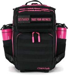 Mochila WOLFpak de 35L - Rosa neón negro - Ver 2