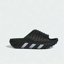 Sandal selop adidas hitam serbaguna, nyaman, kasual, dan berventilasi, unisex. - Hitam - View 2